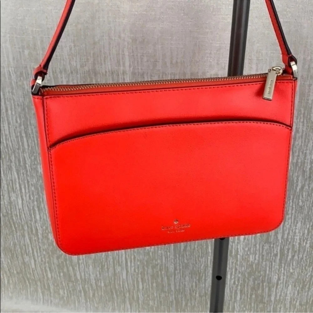 Kate Spade New York Red Adel Zip Top Crossbody NWOT